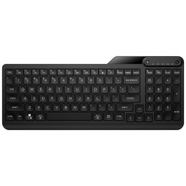 HP 460 Multi-Device Teclado Plano Inalámbrico Bluetooth Negro Diseño EE. UU. con Teclado Numérico