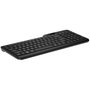 HP 460 Multi-Device Teclado Plano Inalámbrico Bluetooth Negro Diseño EE. UU. con Teclado Numérico