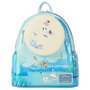 Loungefly Mochila mini Peter Pan You Can Fly Disney de piel vegana con detalles que brillan en la oscuridad 26cm