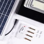 greenice Proyector LED Solar 120W Blanco Frío con Mando a Distancia