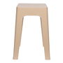 Home Deco Factory Essentiel Taburete Apilable Beige Polipropileno 28x28x47 cm