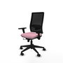 PIQUERAS Y CRESPO Silla de oficina Horna con mecanismo Sincro/Traslack Rosa