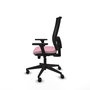 PIQUERAS Y CRESPO Silla de oficina Horna con mecanismo Sincro/Traslack Rosa