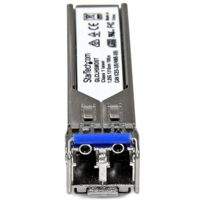 StarTech.com Paquete de 10 Módulos SFP compatibles con Cisco GLC-LH-SMD, 1GbE, Fibra Monomodo, LC