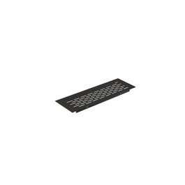 HERRAJES ALK Rejilla de ventilación para zócalo Negro 225x70 mm