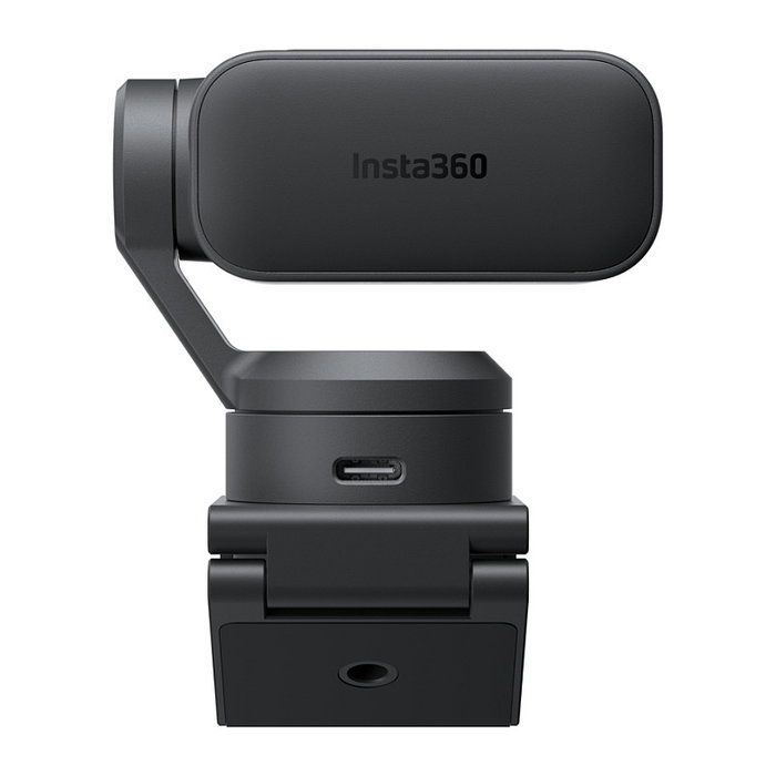Insta360 Link2 Pro Cámara Webcam con IA 4K/30fps, Autoenfoque, Zoom 4x, Micrófonos Dobles, Sensor 1/1.3", HDR, USB-C, Negro