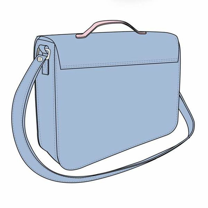 Cerdá Bolso Satchel Stitch Azul
