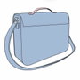 Cerdá Bolso Satchel Stitch Azul