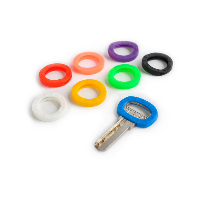 Pack 20 arandelas plastico marcador de llaves (colores surtidos) Pack 20 arandelas plastico marcador de llaves (colores surtidos)