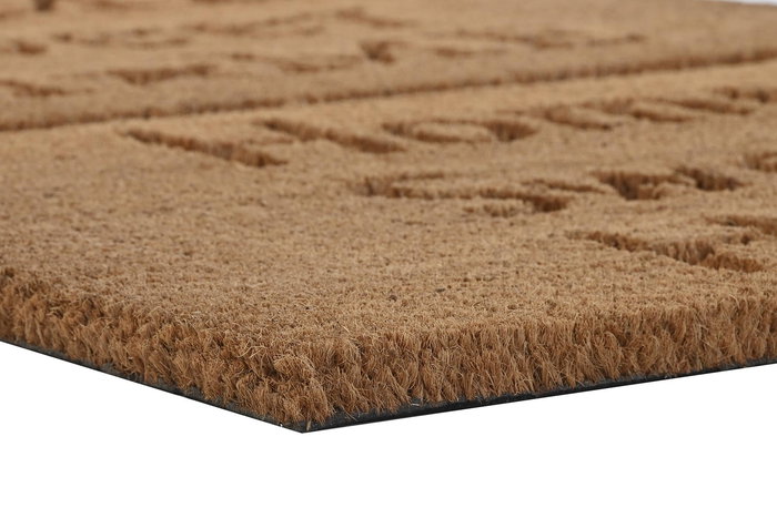 DKD Home Decor Felpudo Marron Coco Goma 45 x 75 cm (2 Unidades) 2.3 cm