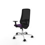 PIQUERAS Y CRESPO Silla de oficina Mardos con Mecanismo Sincro, Morado y Negro