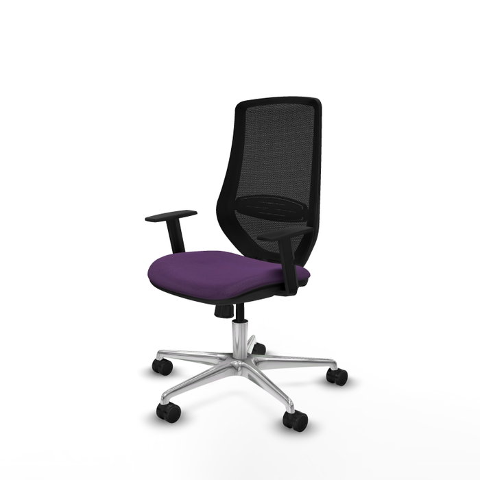 PIQUERAS Y CRESPO Silla de oficina Mardos con Mecanismo Sincro, Morado y Negro PIQUERAS Y CRESPO Silla de oficina Mardos con Mecanismo Sincro, Morado y Negro