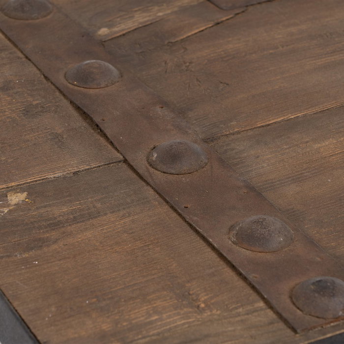 Mesa Centro Natural-Negro 165 X 64 X 55 cm