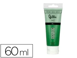 Liderpapel Pintura Acrílica Tubo Plástico 60 ml Verde Oscuro