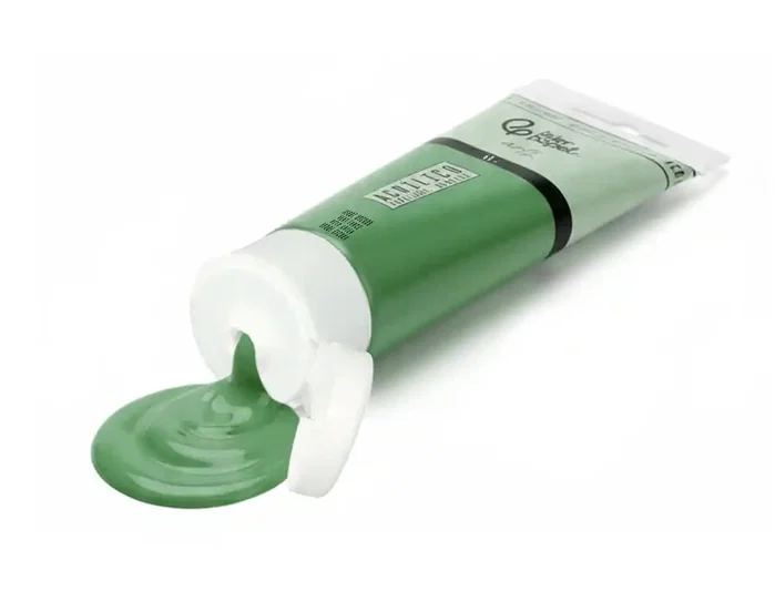 Liderpapel Pintura Acrílica Tubo Plástico 60 ml Verde Oscuro