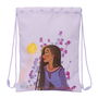Mochila Saco Infantil Wish Lila 26 x 34 x 1 cm