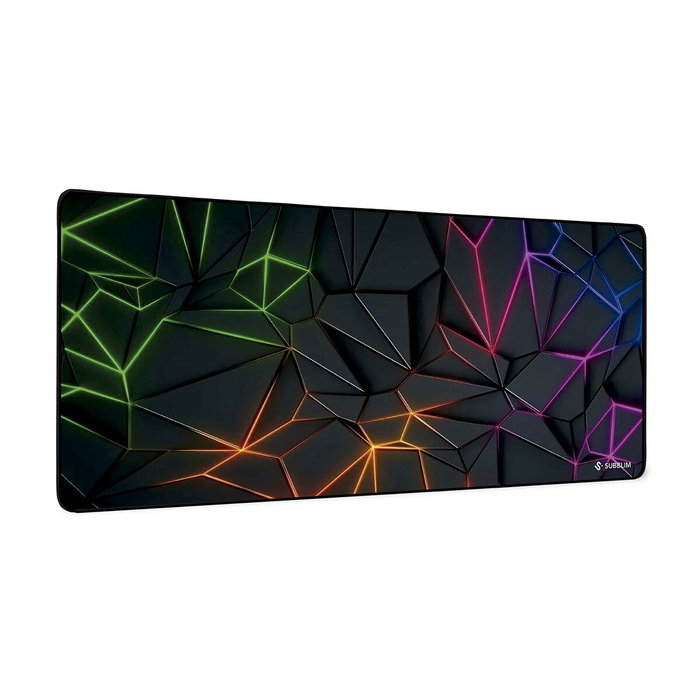 Subblim Alfombrilla Neon Obsidian XL Negro, Multicolor Subblim Alfombrilla Neon Obsidian XL Negro, Multicolor