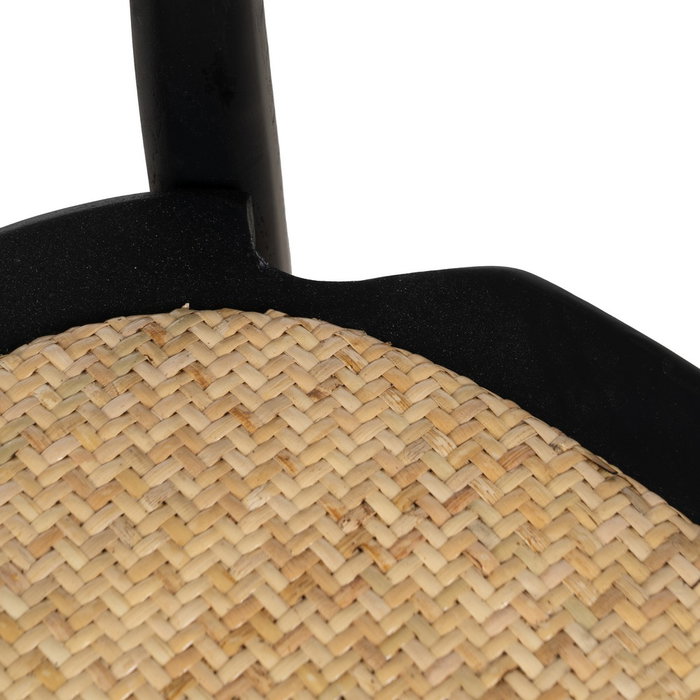 Ixia Silla de Madera de Olmo Contract Negra 45 x 42 x 86 cm