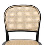 Ixia Silla de Madera de Olmo Contract Negra 45 x 42 x 86 cm