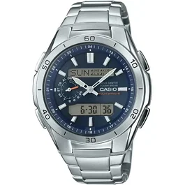 Casio WAVECEPTOR Reloj de Acero Inoxidable - Gris
