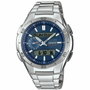 Casio WAVECEPTROR Gris de acero inoxidable
