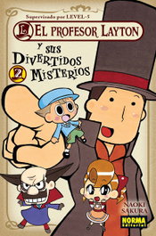 NORMA EDITORIAL, El profesor Layton y sus divertidos misterios, Naoki Sakura - NORMA EDITORIAL