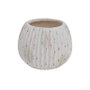 DKD Home Decor Jarrón Magnesia Blanco 36x36x26 cm