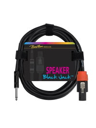 Cable Altavoz Boston Jack-Twist Negro 2X1.5 mm 2 m