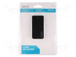 Digitus DA-70231 Concentrador USB 3.0 de 4 Puertos