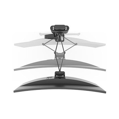 Ergotron 45-630-224 Soporte Monitor Single con Abrazadera, 9.8 kg, 38" (96.5 cm), Ajuste de Altura y Rotación, Negro