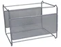 Q-connect KF00832 Soporte para Carpetas Colgantes Metal Rejilla Plata 335x285x250 mm para DIN A4
