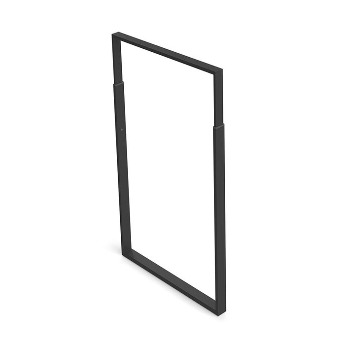 HERRAJES ALK Pata Ajustable Modelo Isla A580-800 H80-H960 Acabado Negro Ancho 800