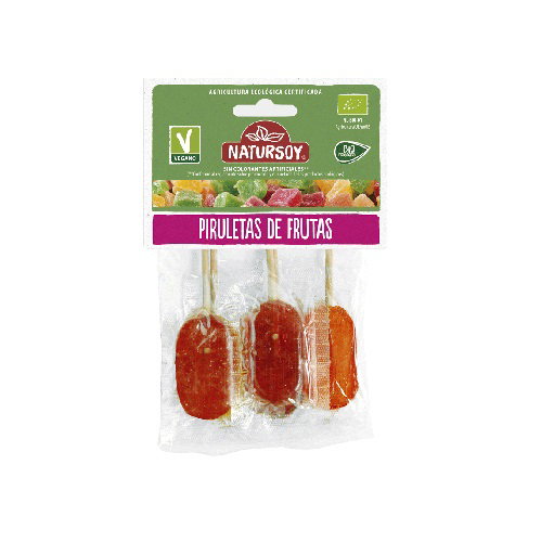 NATURSOY Piruletas 5 sabores 62g. fastsjes NATURSOY Piruletas 5 sabores 62g. fastsjes