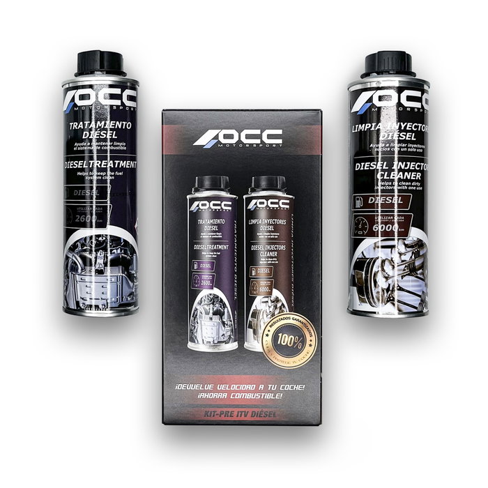 Occ Motorsport ZOCCA0007 Kit Tratamiento Pre ITV Diesel - Limpia Inyectores y Optimiza Combustible