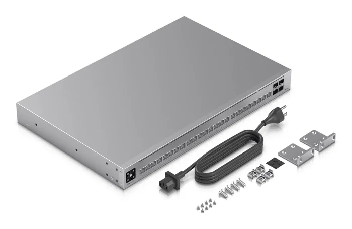 Ubiquiti UniFi Switch Pro HD 24 USW-PRO-HD-24 Etherlighting™ 2.5G/10G Gris Ubiquiti UniFi Switch Pro HD 24 USW-PRO-HD-24 Etherlighting™ 2.5G/10G Gris