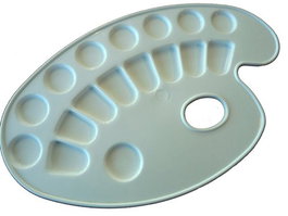 Paleta Talens Plastico Ovalada 17 Depositos