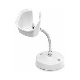 Zebra 22-71043-0BR Soporte con Cuello de Cisne para Escáner de Códigos de Barras, Compatible con DS4308, DS4608, DS2208, DS8108, Color Blanco