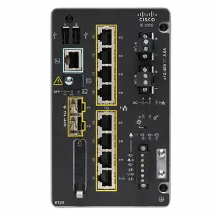 Cisco Catalyst IE-3300-8T2S-E Switch Industrial Gestionado L2, 8x Gigabit Ethernet, 2x SFP, Negro