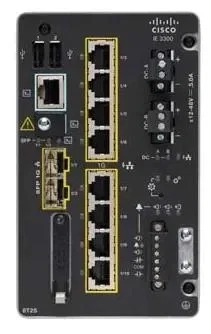 Cisco Catalyst IE-3300-8T2S-E Rugged Series Switch Negro