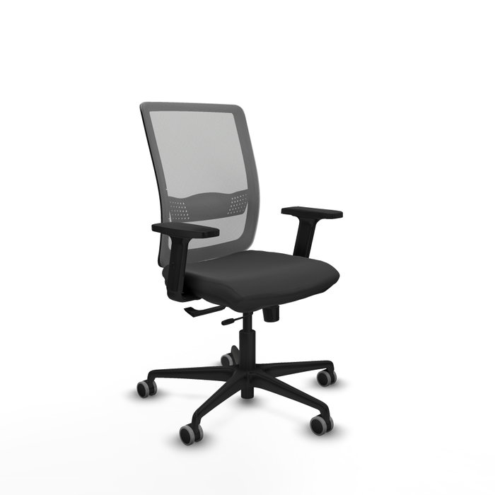 PIQUERAS Y CRESPO Silla de oficina Haches Gris con mecanismo Sincro/Traslack PIQUERAS Y CRESPO Silla de oficina Haches Gris con mecanismo Sincro/Traslack