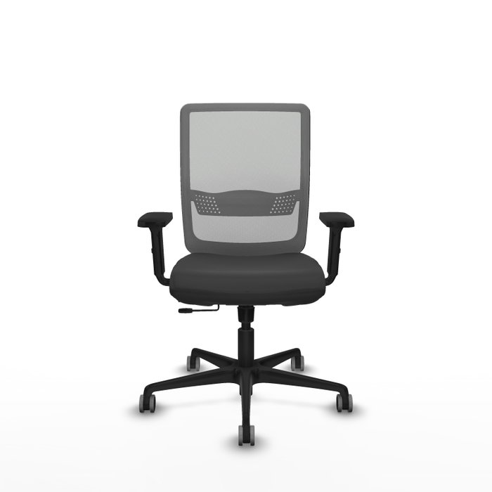 PIQUERAS Y CRESPO Silla de oficina Haches Gris con mecanismo Sincro/Traslack PIQUERAS Y CRESPO Silla de oficina Haches Gris con mecanismo Sincro/Traslack