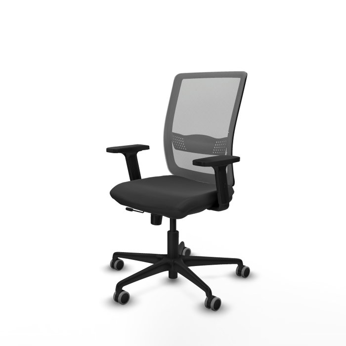 PIQUERAS Y CRESPO Silla de oficina Haches Gris con mecanismo Sincro/Traslack PIQUERAS Y CRESPO Silla de oficina Haches Gris con mecanismo Sincro/Traslack