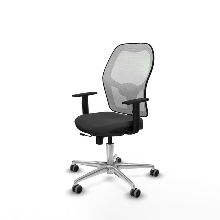 PIQUERAS Y CRESPO Silla de oficina Jorquera Gris oscuro/Blanco