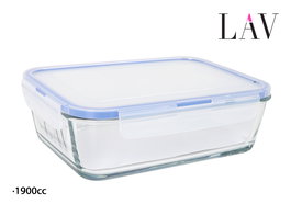 LAV Fiambrera Hermética 1900 cc Fres (8 Unidades)