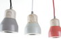 DKD Home Decor Lámpara de Techo de Metal y Cemento Surtida