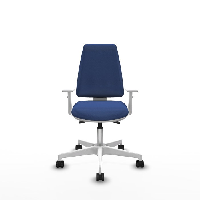 PIQUERAS Y CRESPO Silla de oficina Elche Azul marino con mecanismo asincrónico
