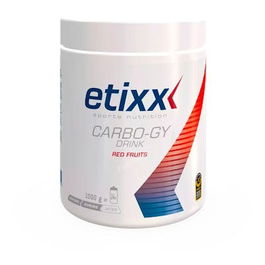 ETIXX Carbo-Gy Powder Frutos Rojos 1Kg Bebida Energética con Maltodextrina y Fructosa para Energía Duradera