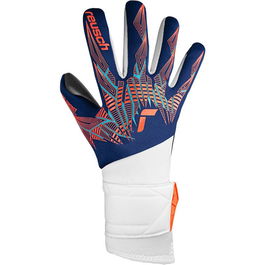 Guantes de Portero Reusch Pure Contact Silver Azul Adultos 8-9 Años