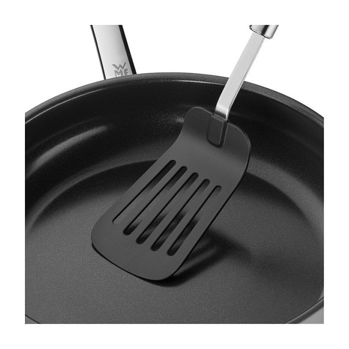 WMF 1871596030 Profi Plus Espátula de Cocina con Mango de Acero Inoxidable, Resistente al Calor y Aptas para Lavavajillas, Longitud 32.2 cm