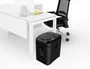 Q-connect Destructora de documentos Corte Transversal P-4 Capacidad 180 Hojas Auto / 10 H Manual Grapas Clips Tarjetas